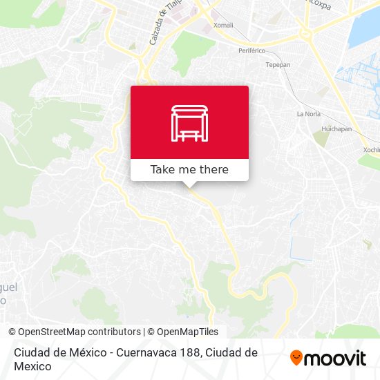 Ciudad de México - Cuernavaca 188 map