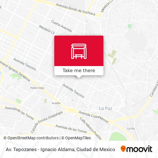 Mapa de Av. Tepozanes - Ignacio Aldama