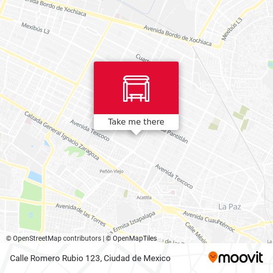 Calle Romero Rubio 123 map