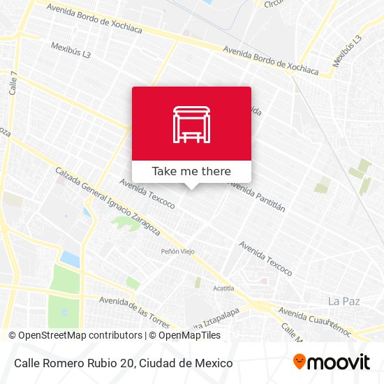 Calle Romero Rubio 20 map
