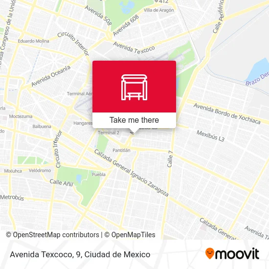 Avenida Texcoco, 9 map