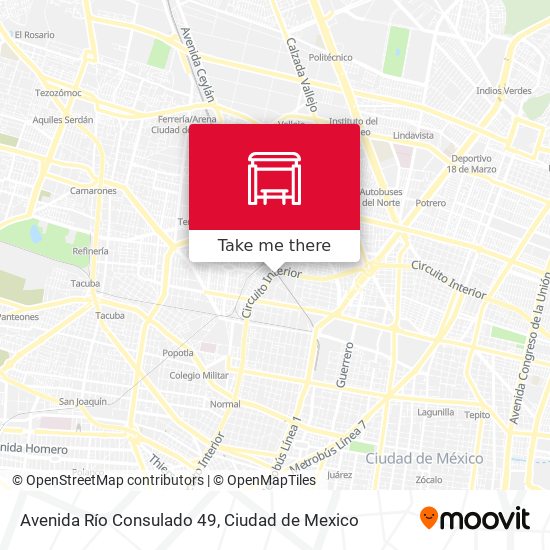 Avenida Río Consulado 49 map