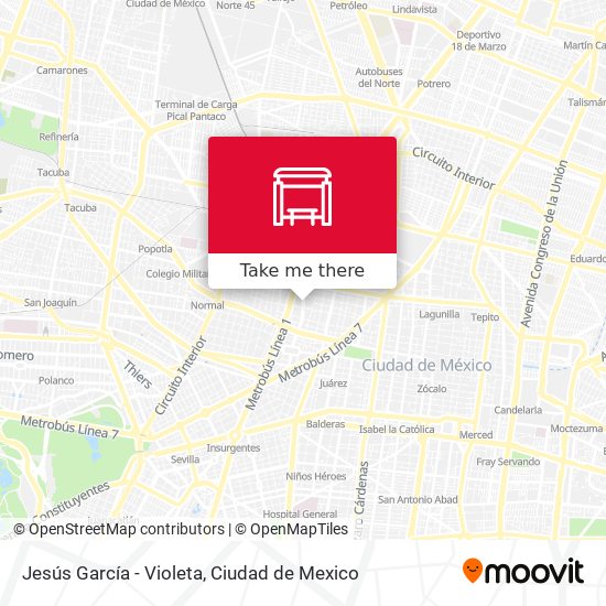 Mapa de Jesús García - Violeta