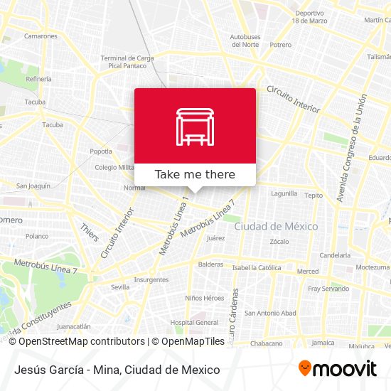 Jesús García - Mina map