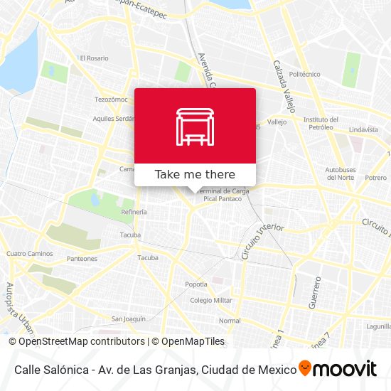 Calle Salónica - Av. de Las Granjas map