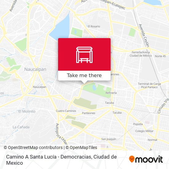 Mapa de Camino A Santa Lucía - Democracias