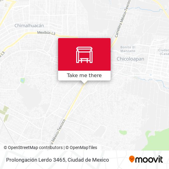 Mapa de Prolongación Lerdo 3465