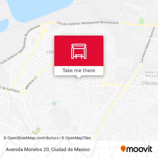 Avenida Morelos 20 map