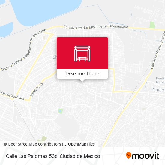 Mapa de Calle Las Palomas 53c