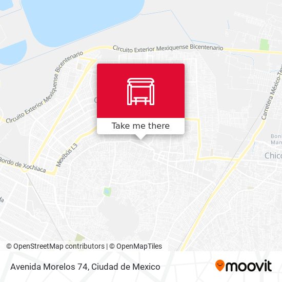 Avenida Morelos 74 map