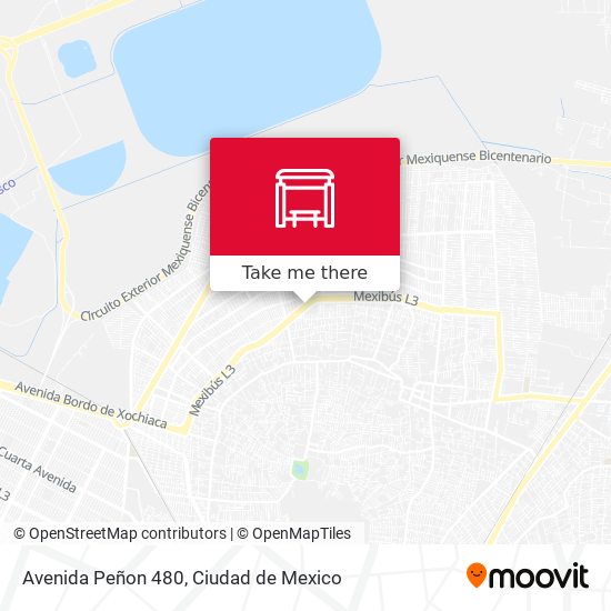 Avenida Peñon 480 map