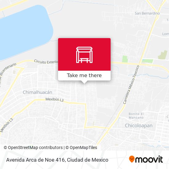 Mapa de Avenida Arca de Noe 416