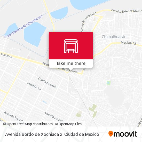 Avenida Bordo de Xochiaca 2 map