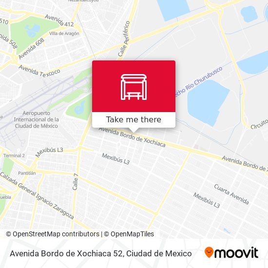 Mapa de Avenida Bordo de Xochiaca 52