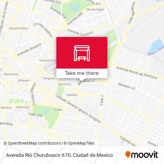Avenida Río Churubusco 670 map