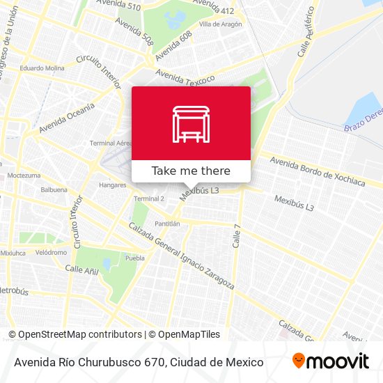 Avenida Río Churubusco 670 map