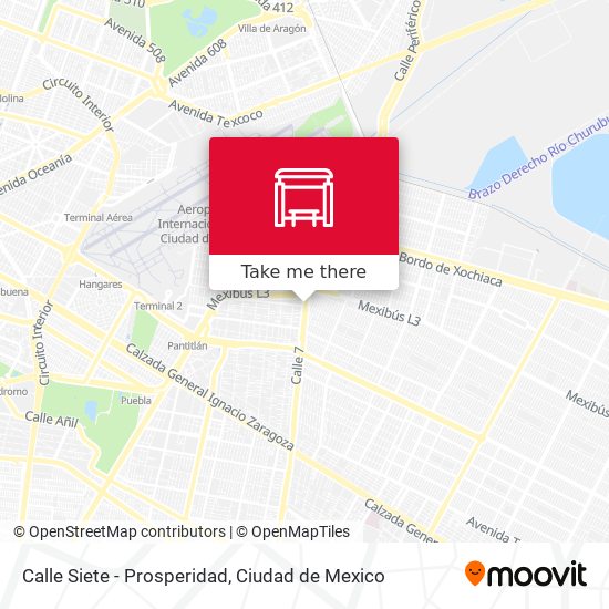 Calle Siete - Prosperidad map