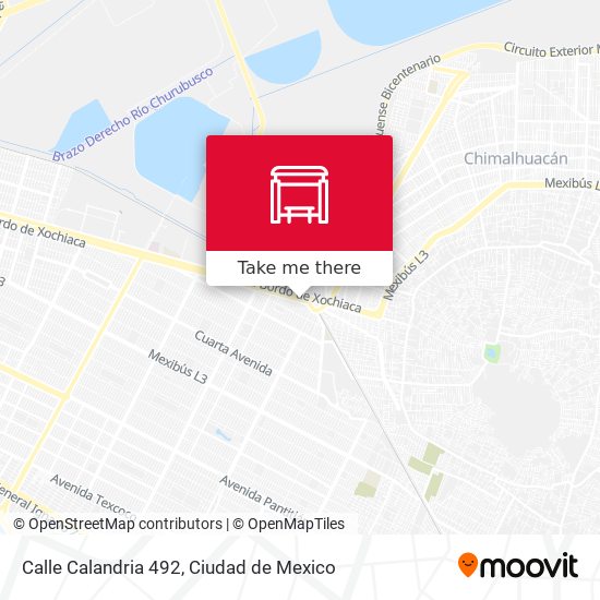 Calle Calandria 492 map