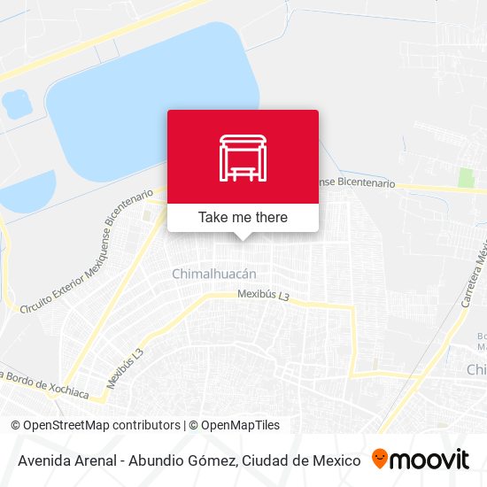 Mapa de Avenida Arenal - Abundio Gómez