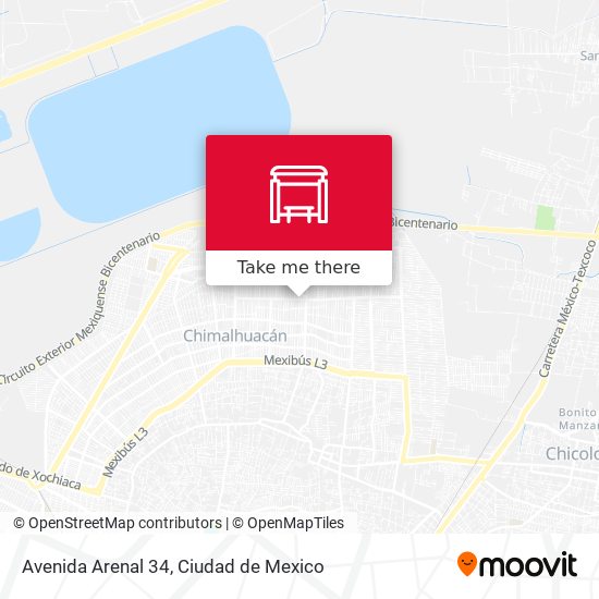 Avenida Arenal 34 map