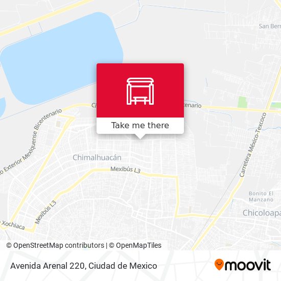 Avenida Arenal 220 map