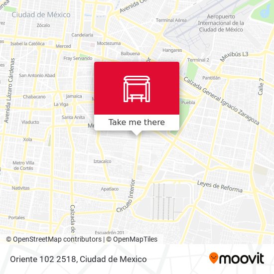 Mapa de Oriente 102 2518
