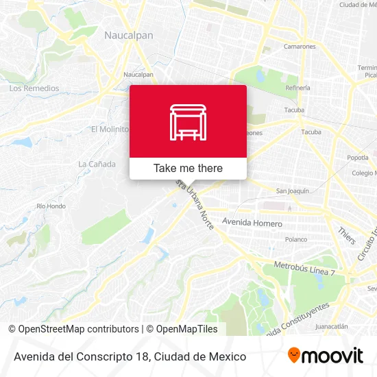 Avenida del Conscripto 18 map