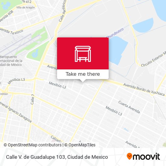 Calle V. de Guadalupe 103 map