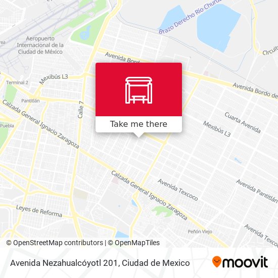 Avenida Nezahualcóyotl 201 map