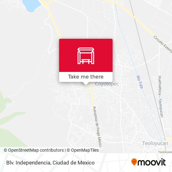 Mapa de Blv. Independencia