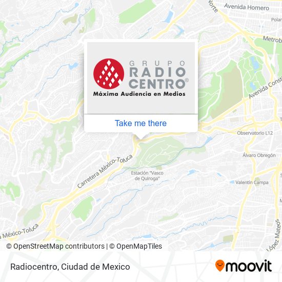 Radiocentro map