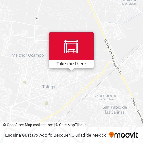 Mapa de Esquina Gustavo Adolfo Becquer