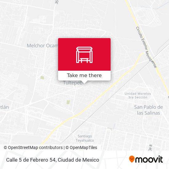 Calle 5 de Febrero 54 map