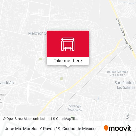 Mapa de José Ma. Morelos Y Pavón 19