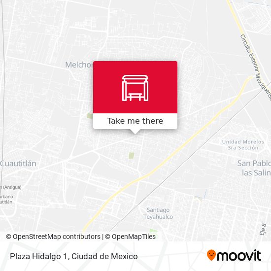 Plaza Hidalgo 1 map