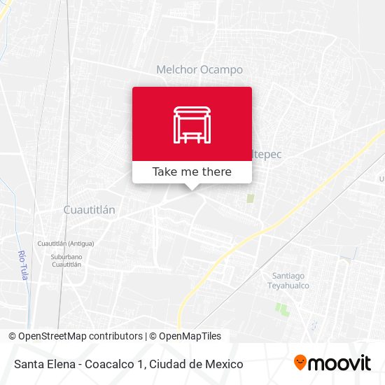 Santa Elena - Coacalco 1 map