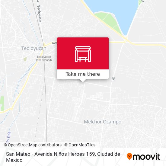San Mateo - Avenida Niños Heroes 159 map