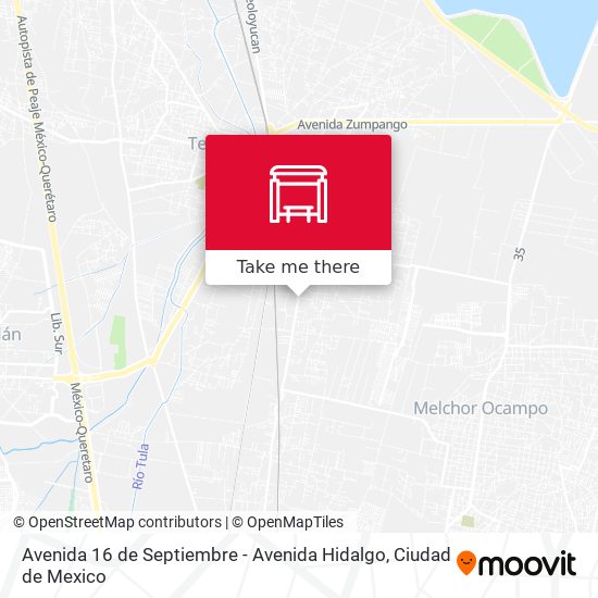 Avenida 16 de Septiembre - Avenida Hidalgo map