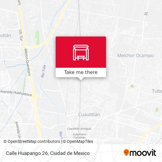 Calle Huapango 26 map