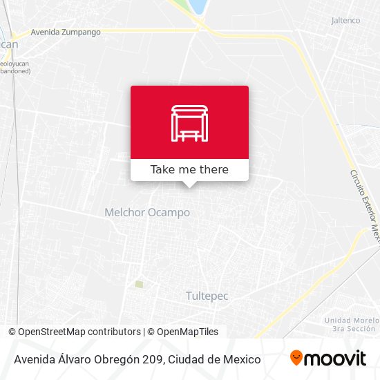 Avenida Álvaro Obregón 209 map