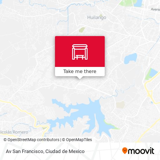 Av San Francisco map