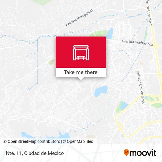 Mapa de Nte. 11