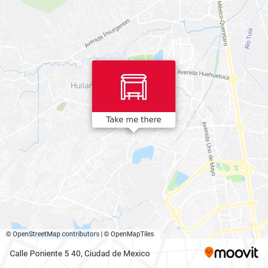 Calle Poniente 5 40 map