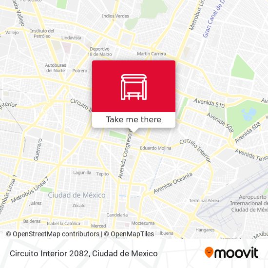 Mapa de Circuito Interior 2082