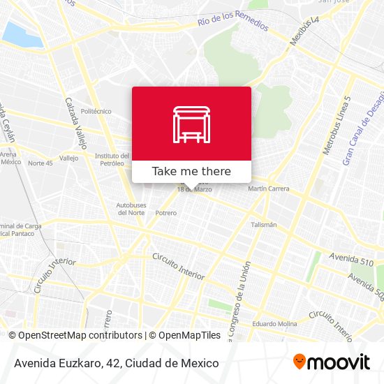 Avenida Euzkaro, 42 map