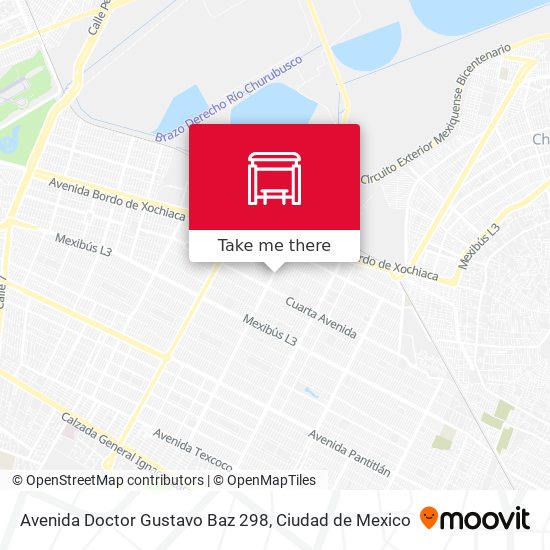 Avenida Doctor Gustavo Baz 298 map