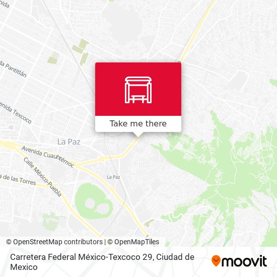 Mapa de Carretera Federal México-Texcoco 29