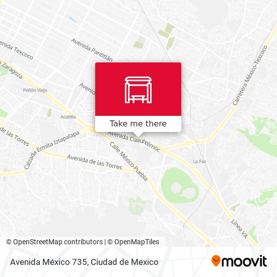 Mapa de Avenida México 735