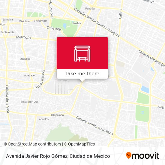 Avenida Javier Rojo Gómez map