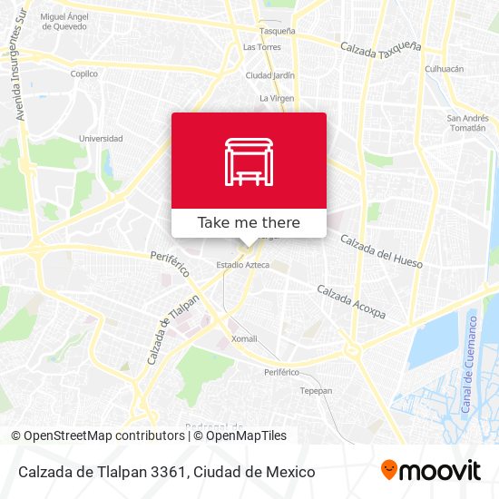 Mapa de Calzada de Tlalpan 3361
